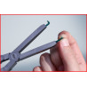Pointes Coudées Pour Pinces À Circlips À Double Articulation, 1,3Mm, 2 Pcs