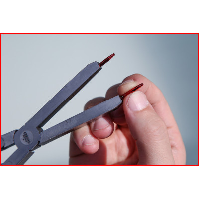 Pointes Droites Pour Pinces À Circlips À Double Articulation, 1,8Mm, 2 Pcs