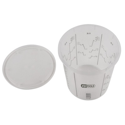 Lot De 25 Godets Mélangeurs Jetables - 400 Ml