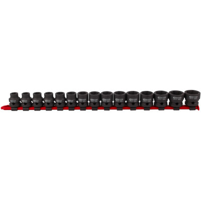 Jeu De Douilles À Choc Extra Courtes 1/2'' - 6 Pans -10 À 24 mm