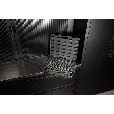 Coffret De Douilles 1/2'' À Chocs Courtes Et Longues, 40 Pièces