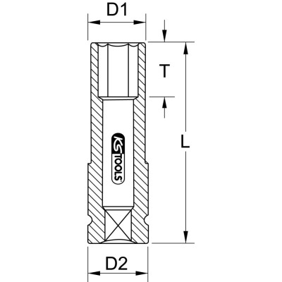 Coffret De Douilles À Chocs Slimpower Pour Jantes Aluminium, Extra-Longues
