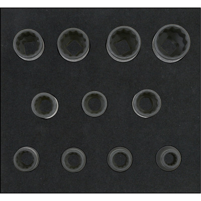 Coffret De 13 Douilles À Chocs 12 Pans 1/2'', 10 À 24 mm