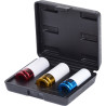 Jeu De 3 Douilles À Chocs 1/2'' Pour Jantes Aluminium, 17, 19, 21 mm