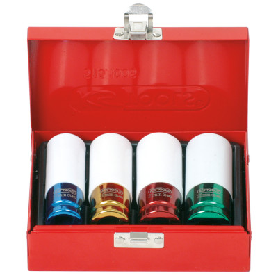 Jeu De 4 Douilles À Chocs Pour Jantes Aluminium, 17, 19, 21, 22 mm
