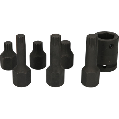 Coffret De 7 Douilles Tournevis À Chocs Courtes Et Longues Xzn® 3/4", M14 À M18