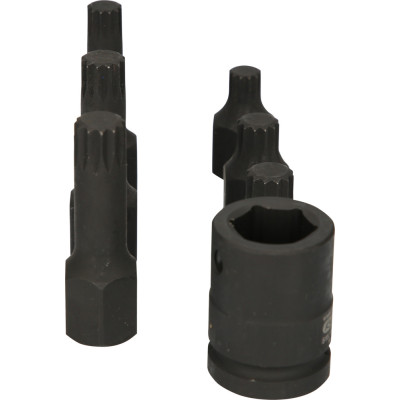 Coffret De 7 Douilles Tournevis À Chocs Courtes Et Longues Xzn® 3/4", M14 À M18