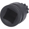 Douille Tournevis À Chocs Courte 1/2'' Xzn®, M18 - L. 43 mm