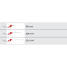 Jeu De 3 Soufflettes Avec Buse 95 mm - 330 mm - 510 mm - Raccord 1/4''