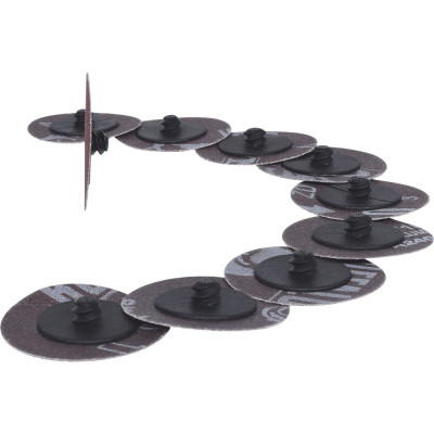 Lot De 10 Disques De Ponçage Brun 50,0 mm - Papier De Verre - Grains 240
