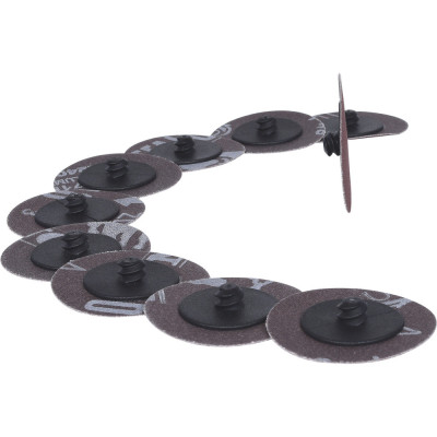 Lot De 10 Disques De Ponçage Brun 50,0 mm - Papier De Verre - Grains 240