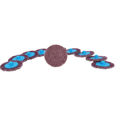 Lot De 10 Disques De Ponçage Violet 50,0 mm - Papier De Verre - Grains 150