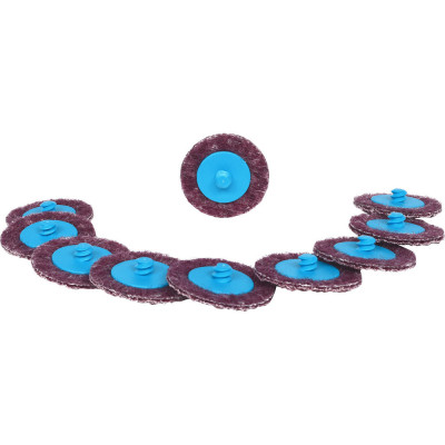 Lot De 10 Disques De Ponçage Violet 50,0 mm - Papier De Verre - Grains 150