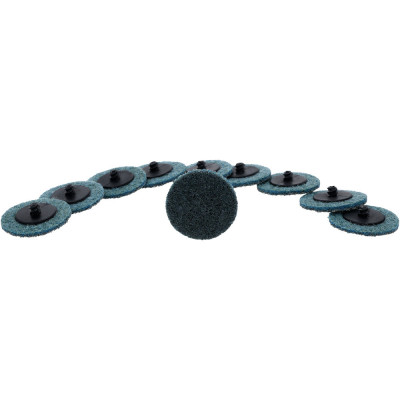 Lot De 10 Disques De Ponçage Bleu 50,0 mm - Papier De Verre - Grains 300