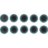Lot De 10 Disques De Ponçage Bleu 50,0 mm - Papier De Verre - Grains 300