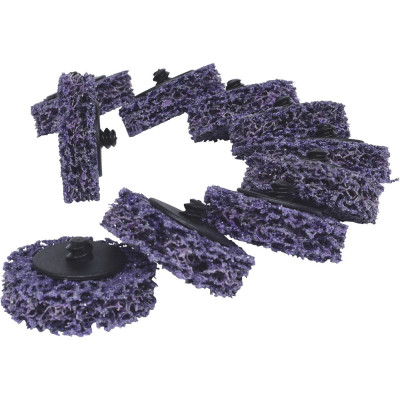 Lot De 10 Disques De Nettoyage Violet 50,0 mm