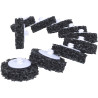 Lot De 10 Disques De Nettoyage Noir 50,0 mm