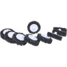 Lot De 10 Disques De Nettoyage Noir 50,0 mm