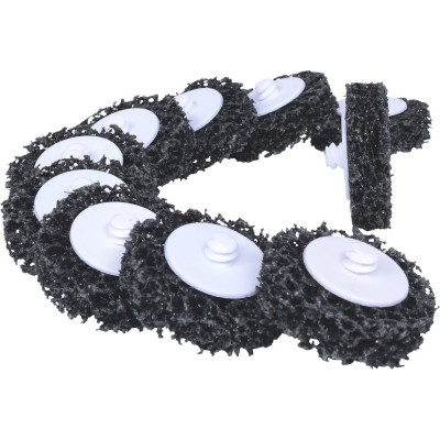 Lot De 10 Disques De Nettoyage Noir 50,0 mm