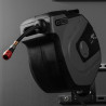 Enrouleur Air Et Eau 3/8'' Avec Tuyau Ø10Mm, Raccord 1/4'' - 15M Gris