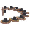 Lot De 10 Disques De Ponçage À Grain 80 Diam. 26,7Mm Pour 515.5070