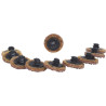 Lot De 10 Disques De Ponçage À Grain 80 Diam. 26,7Mm Pour 515.5070