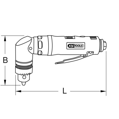 Mini-Perceuse Coudée Pneumatique Slimpower