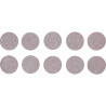 Lot De 10 Disques De Ponçage À Grain 600 Diam. 50 mm Pour 515.5100, 515.5111 Et