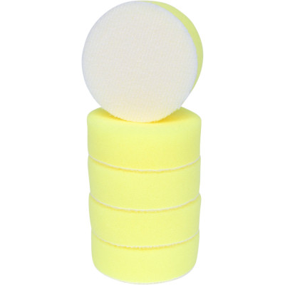 Lot de 5 tampons de nettoyage en plastique jaune, diam. 85 mm pour 515.5120-515.5590-515.5125