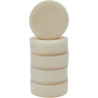 Lot de 5 tampons de nettoyage en plastique blanc, diam. 85 mm pour 515.5120-515.5590-515.5125