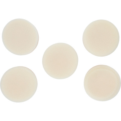 Lot de 5 tampons de nettoyage en plastique blanc, diam. 85 mm pour 515.5120-515.5590-515.5125