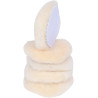 Lot De 5 Tampons De Nettoyage En Cuir, Diam. 80Mm Pour 515.5120-515.5125