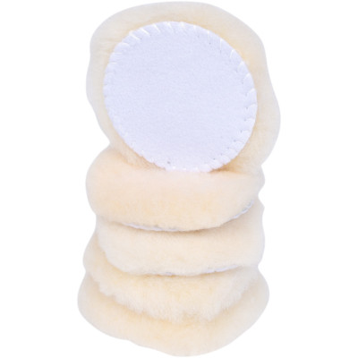 Lot De 5 Tampons De Nettoyage En Cuir, Diam. 80Mm Pour 515.5120-515.5125