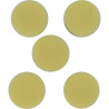 Lot De 5 Tampons De Nettoyage En Plastique Jaune, Diam. 50Mm Pour 515.5125
