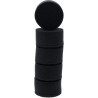 Lot De 5 Tampons De Nettoyage En Plastique Noir, Diam. 50Mm Pour 515.5125