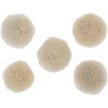 Lot De 5 Tampons De Nettoyage En Cuir, Diam. 50Mm Pour 515.5125