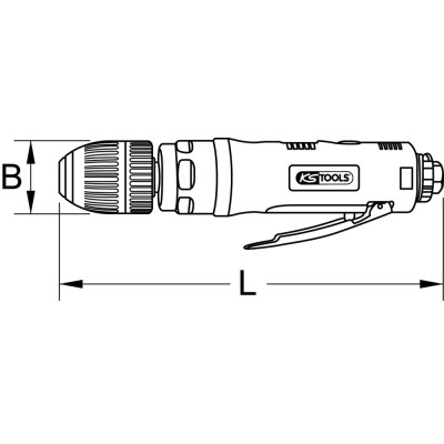 Perceuse Droite Pneumatique