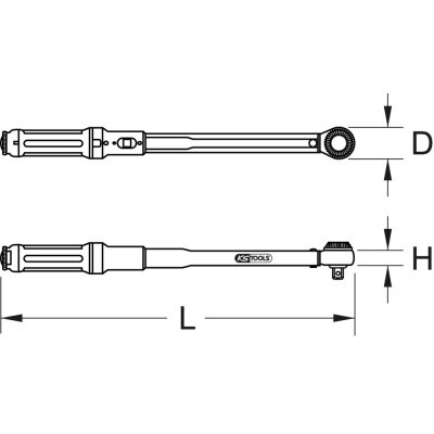 Clé Dynamométrique Ergotorqueprécision® 3/4'', 110-550 Nm