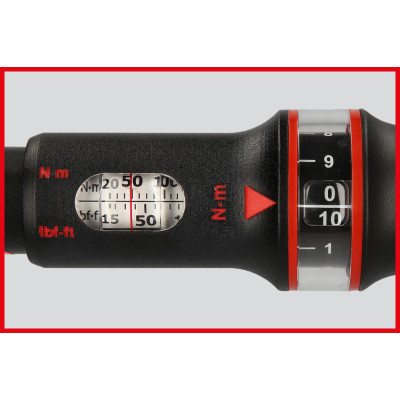Clé Dynamométrique Ergotorqueprécision® Avec Inverseur, 3/8'' - 10-50 Nm