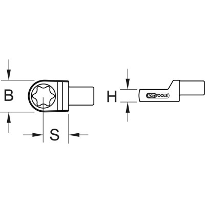 Adapteur E-Torx®, E24 - 14X18 mm