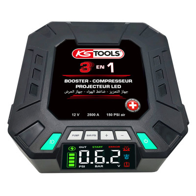 Booster Lithium - Gonfleur - Projecteur 3 En 1