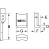 Griffe En Acier Pour Extracteur 200 mm