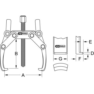 Extracteur Universel À 2 Griffes 20-230 mm