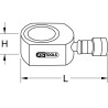 Vérin Hydraulique Plat, L.170 mm