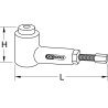 Vérin Hydraulique Court, L.180 mm