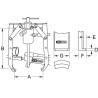 Extracteur Universel À 2 Griffes Utilisation Avec Vérin Hydraulique, 420X290X20