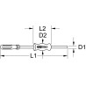 Masse À Inertie L.250 mm - 2,6 Kg