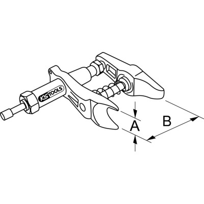 Arrache-Rotule Hydraulique Universel 10 T, 36X90 mm