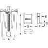 Extracteur Universel De Volant À 2 Griffes Pour Vl 90X135X2,5 mm