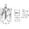 Extracteur Universel À 2 Et 3 Griffes 1,2 T, 120X150 mm